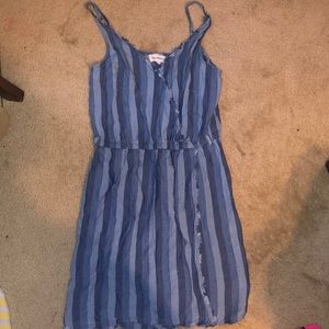 Striped Light Blue Dress